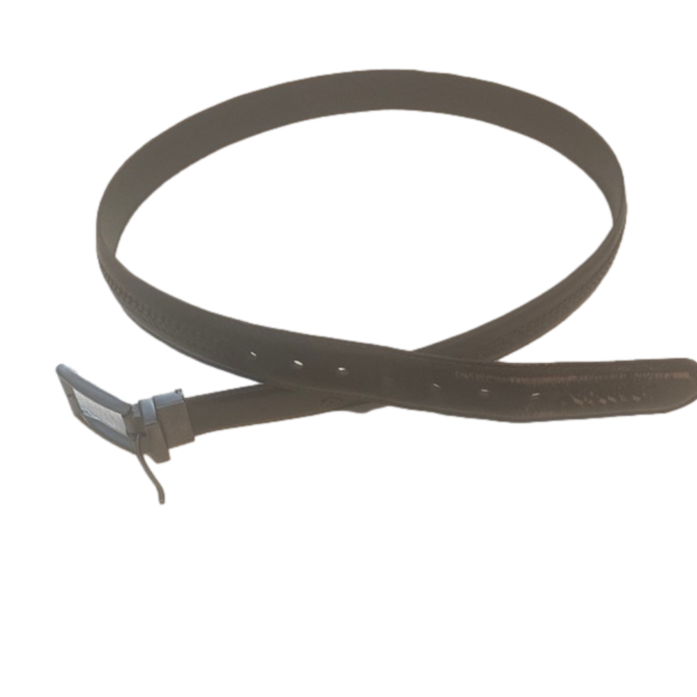 3/$10 56" reversible genuine leather belt BLACK and BROWN    -bm